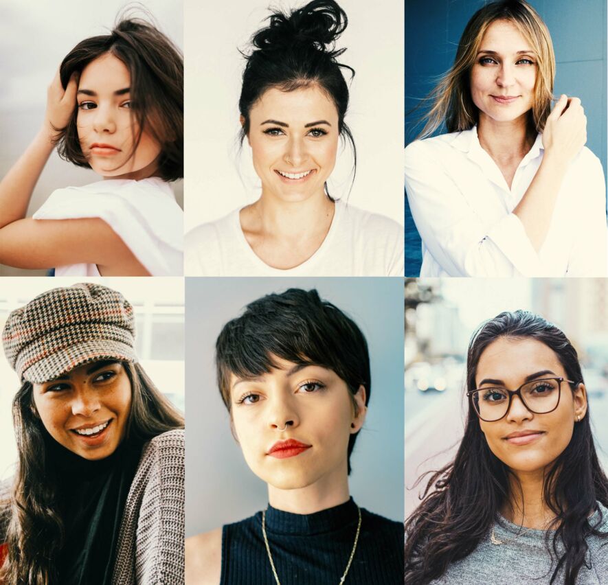 Das Erstellen von Personas; Bildquellen Unsplash/Pexels