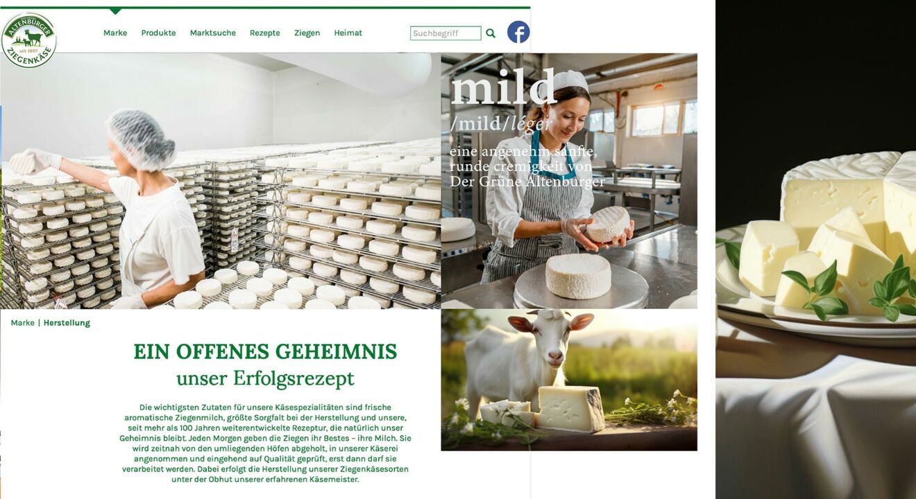 Der Grüne Altenburger Ziegenkäse – Käseproduktionsverfahren