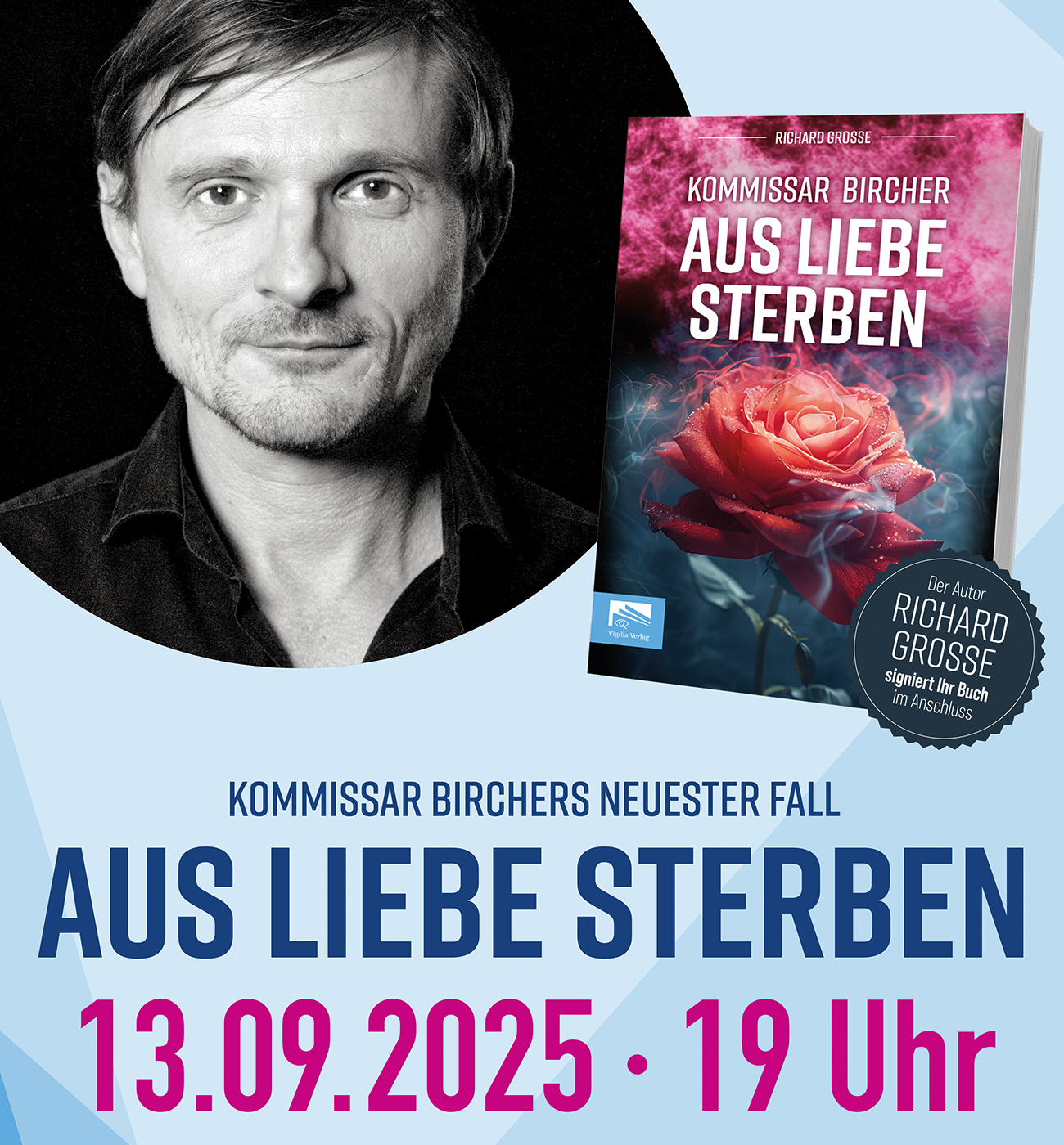 SMD macht Bühne: Lesung, Buch und Serienidee für den Vigilia-Verlag