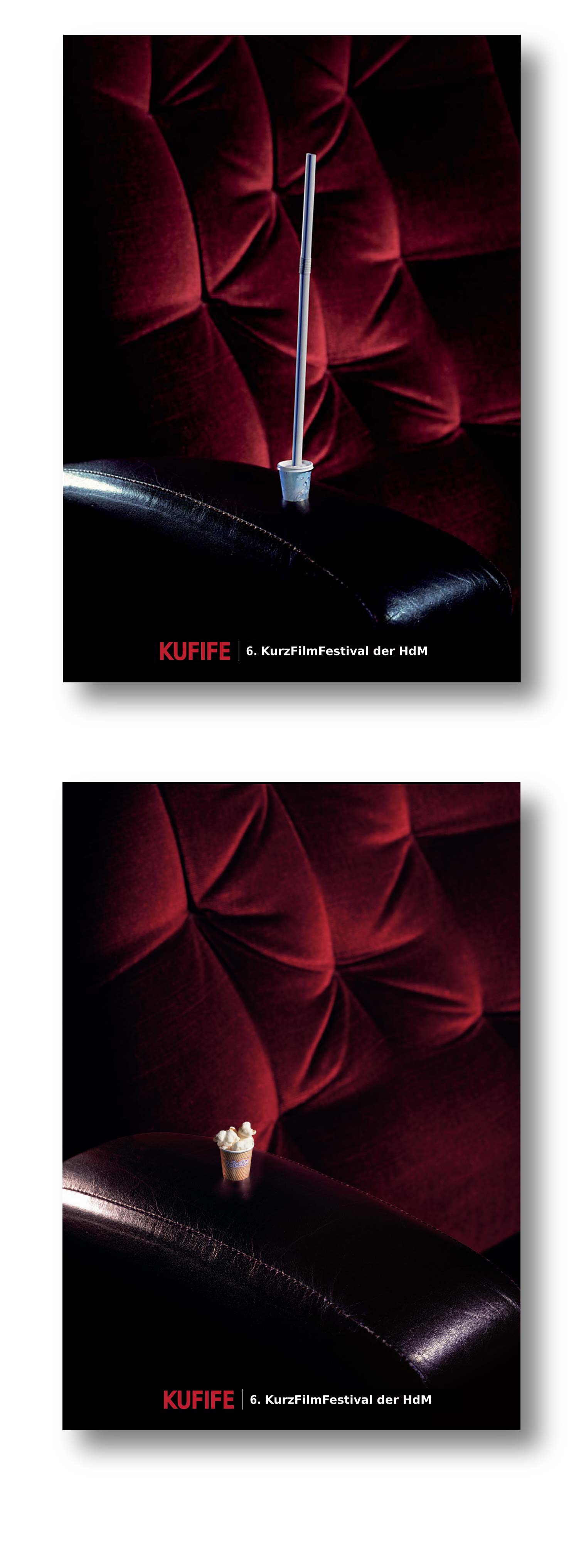 KuFiFe Plakate "Strohhalm" und Popcorn" KuFiFe Plakate "Strohhalm" und Popcorn"