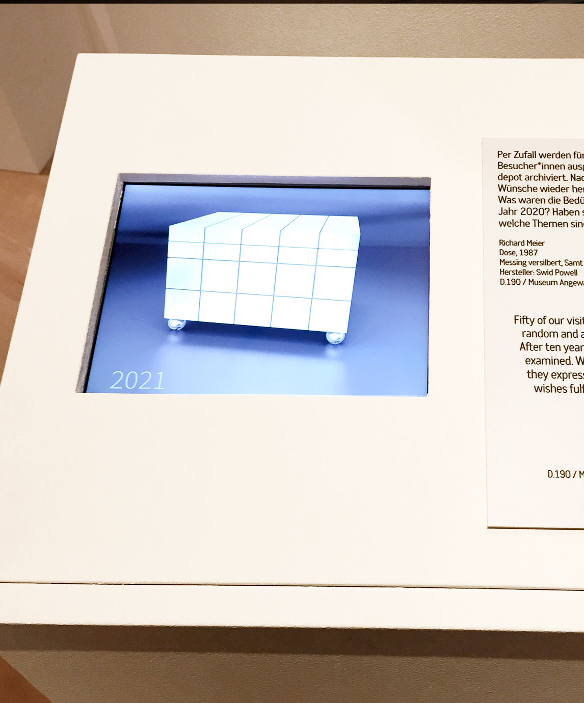 CREATE SPACE – Richard Meier-Box